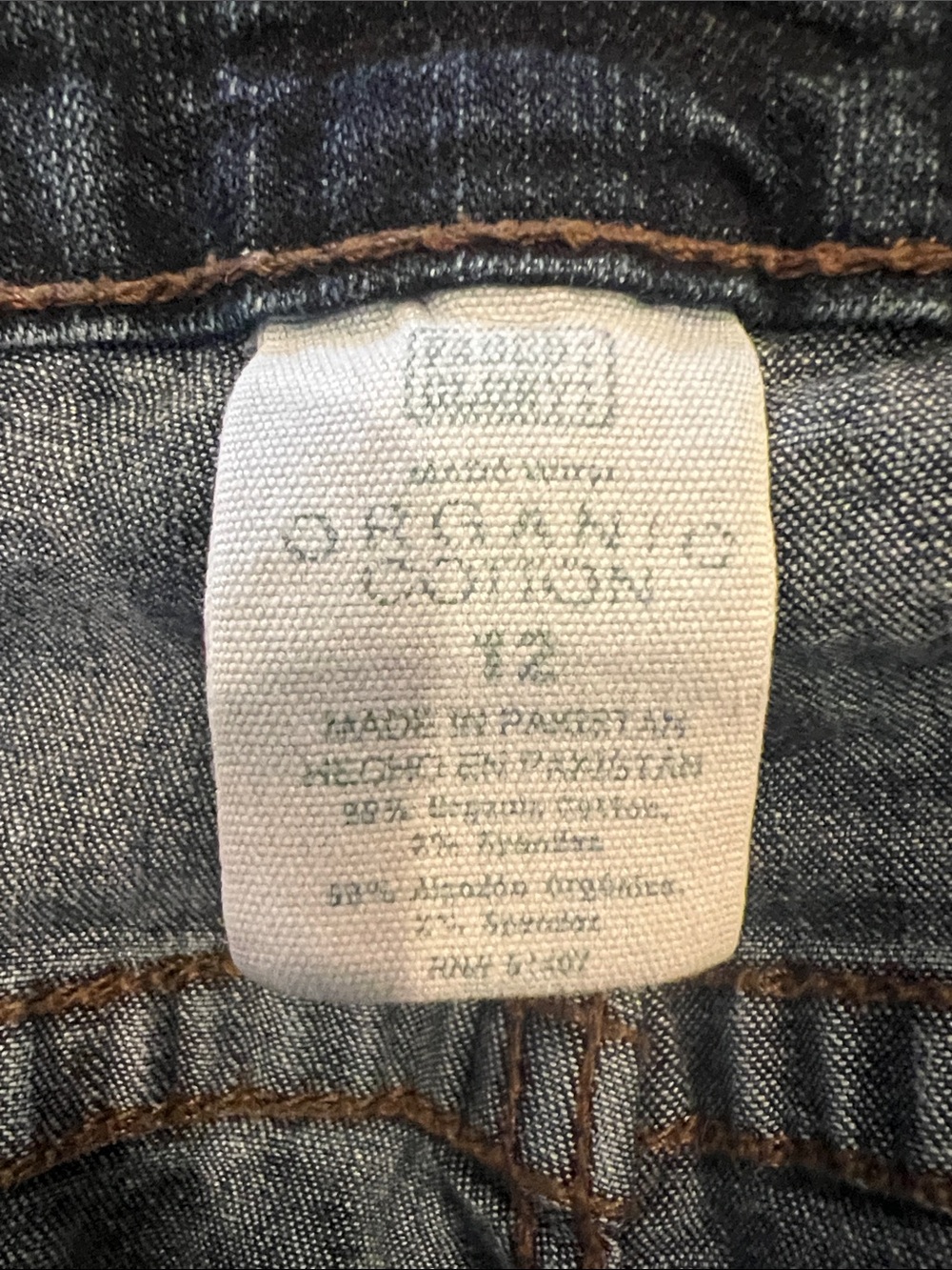 Faded Glory Women's Dark Wash Flare Jeans Size 12 - Picture 10 of 10